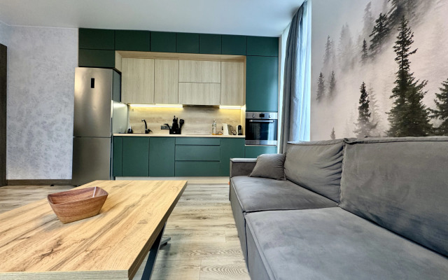 Апартаменты Охта Adventure 50м. с камином