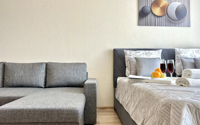 Апартаменты FSF В Географическом Центре с Дистанционным Заездом