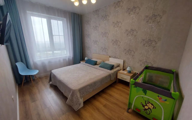 Квартира с видом на реку Кубань у парка Солнечный остров