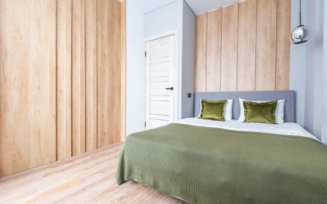 Квартира на сутки Маяк Минск Кухня объединена с жилой зоной Отдельная спальня Wi-Fi Кондиционер Отчётные документы