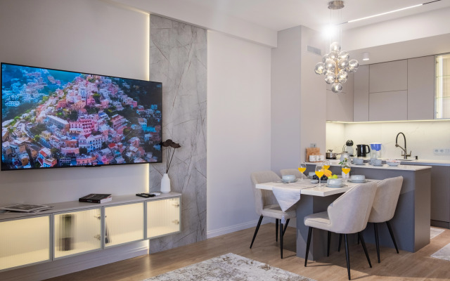 Апартаменты Стильные с шикарным видом на город