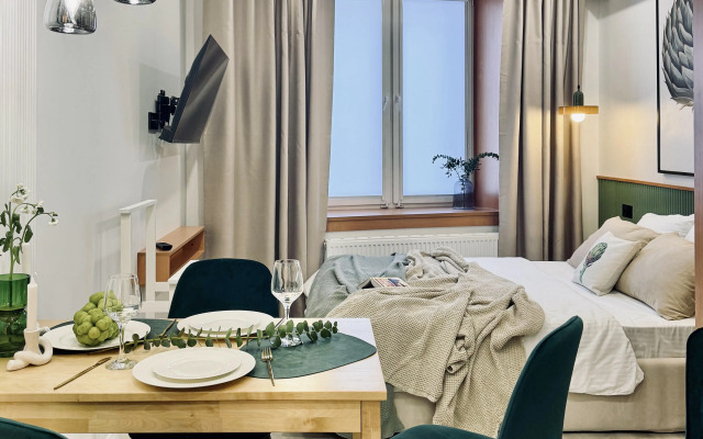 Studiya S Dizaynerskim Remontom Flat