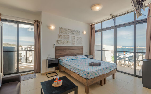 Апартаменты SeaShells Sea View Studio-Penthouse