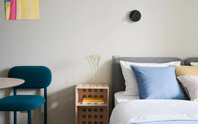 Квартира с бирюзовым настроением