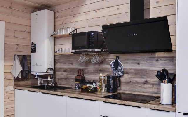 Частный дом С баней и террасой