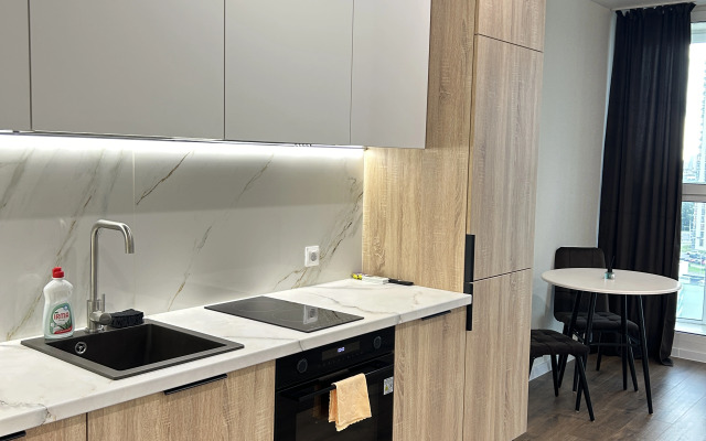 Апартаменты Уютная светлая студия в ЖК Минск-Мир