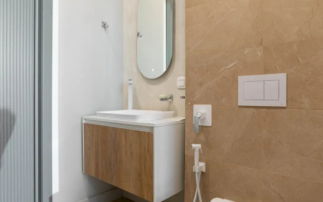 SkyRent Moskva Siti s panoramnoy vannoy i uglovoy panoramoy 47 etazh Apartments
