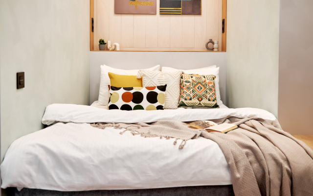 Квартира Aparts Pro Дизайнерская видовая студия у Волги в ЖК Галактика на 20 этаже