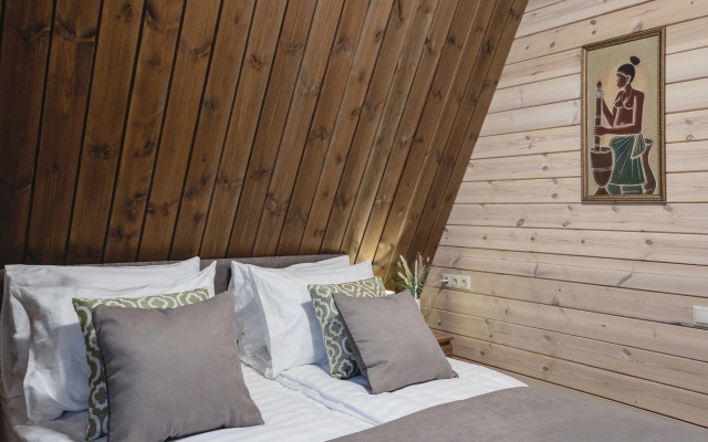 Частный дом С баней и террасой