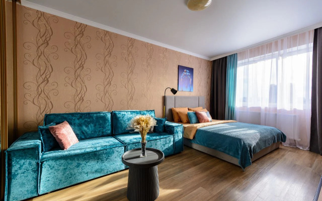 Квартира с панорамным видом на город рядом с парком Галицкого. Сеть Мята