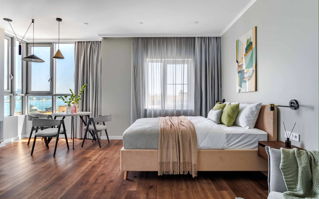 Апартаменты Оливковая студия с видом на море