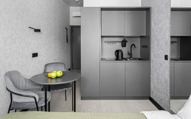 Апартаменты в ЖК Park Side в Монохромном Стиле 7