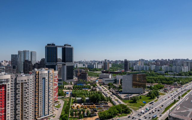 Lavandovye Sny - krasivyj vid na gorod s 31 etazha Flat