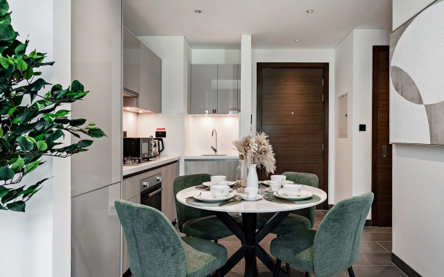 Апартаменты Вдохновляющие 1BR в Sobha Hartland