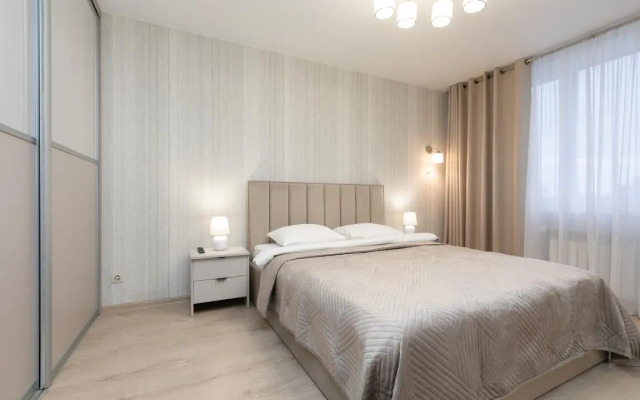 Апартаменты Светлая 1-к квартира возле ЖД вокзала