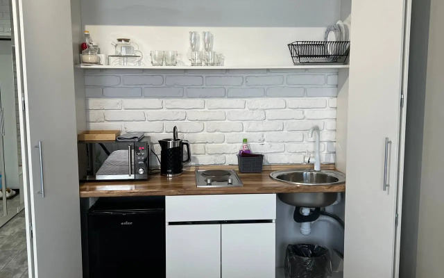 Квартира - студия сети "PanApartments" для комфортного отдыха