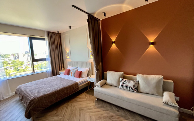 Studiya Druzyya s panoramnym vidom Flat