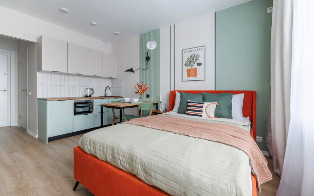 Апартаменты Уютная студия КакДома в ЖК Волга Парк