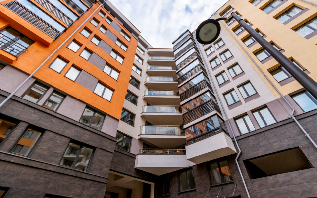 Апартаменты GLOBALSTAY Просторная 1-комнатная Квартира в Новом Доме Бизнес Класса ЖК Палацио на ВО в центре СПБ