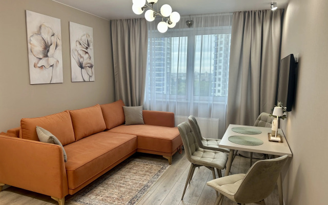 Апартаменты 2-х комнатные Элегантная Волна у метро Аэродромная