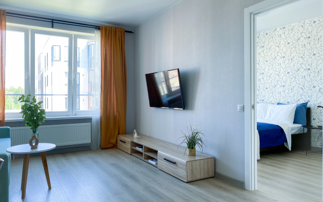 Dvukhkomnatnye Hygge Karelia Linty v eko rajone Apartments
