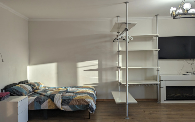 Апартаменты Студия с камином, деревом и видом на реку