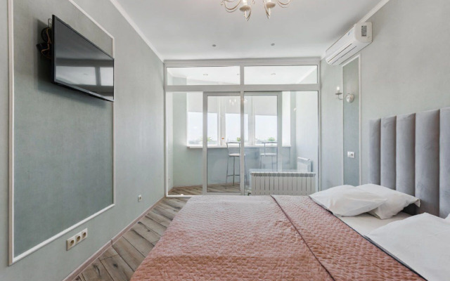 Квартира Совpeмeннaя Уютнaя и Чистая с видом на Дон