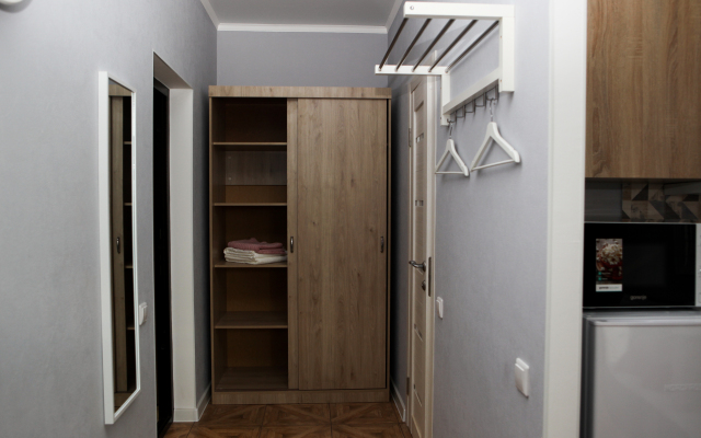 V Neboskrebe s vidom na Ostankinskuyu bashnyu Apartments 1