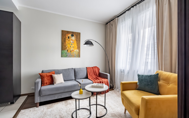 Квартира GetFlat Scarlet с Балконом Для 1-4 Гостей