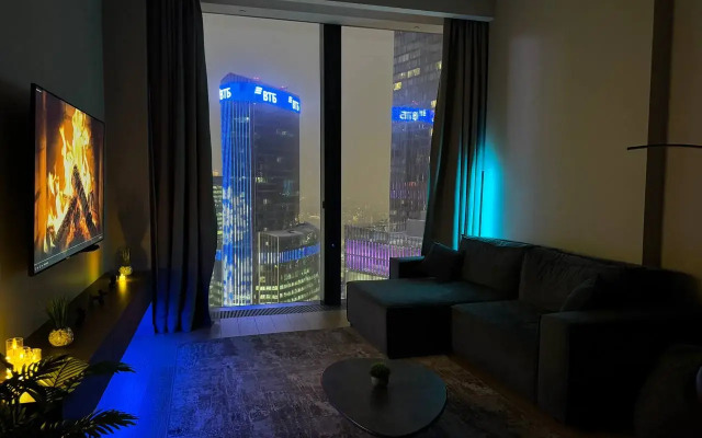 Апартаменты Sky City Moscow Роскошный апартамент с видом на башни на 61 этаже!