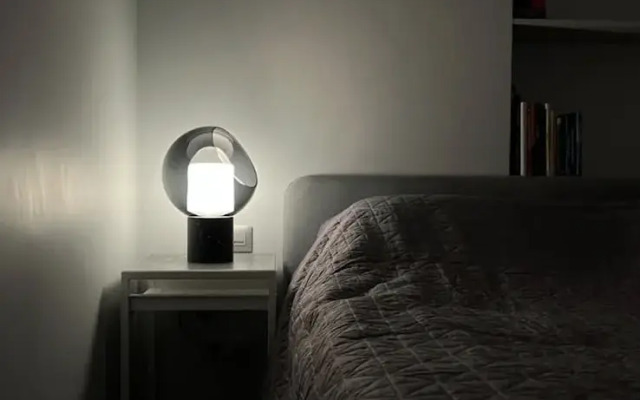 Студия с террасой с видом на горные вершины