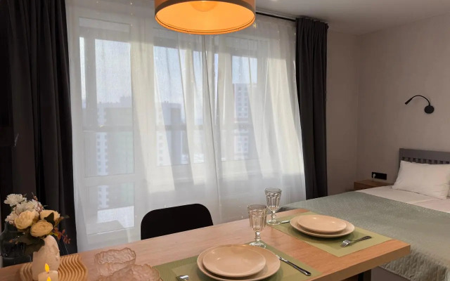 Квартира Стильная новая студия рядом с метро