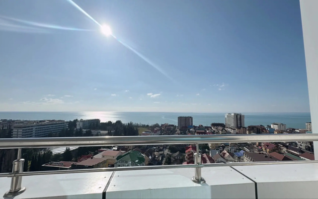 Dvuhkomnatnye MorskayaSimfonya-2 lyuks s panoramoy na more basseynom Apartments