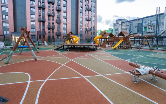 Квартира студия Мятный лён на 31 этаже рядом с Тинькофф холл