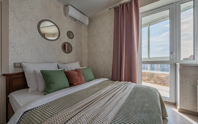 Квартира премиум класса с джакузи, сауной и панорамным видом