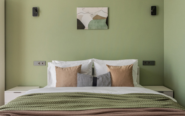 JN Apartments Dizajnerskaya vidovaya studiya s balkonom Flat