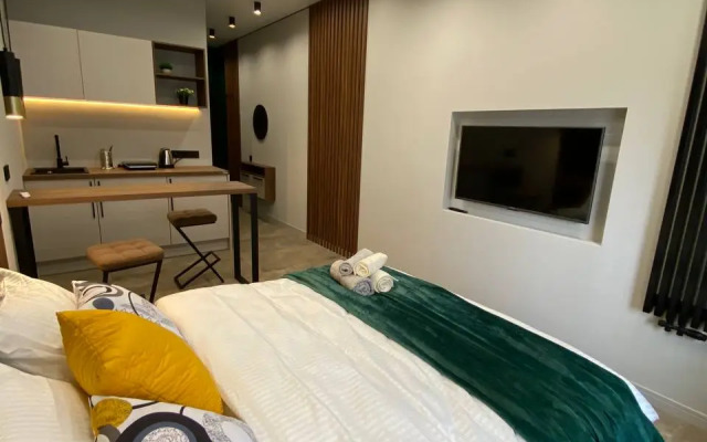 Апартаменты Студия на Шелепихинской Набережной Сапфир