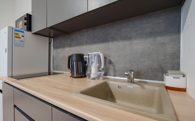 Квартира Стильная Новая Студия у Торгового Центра