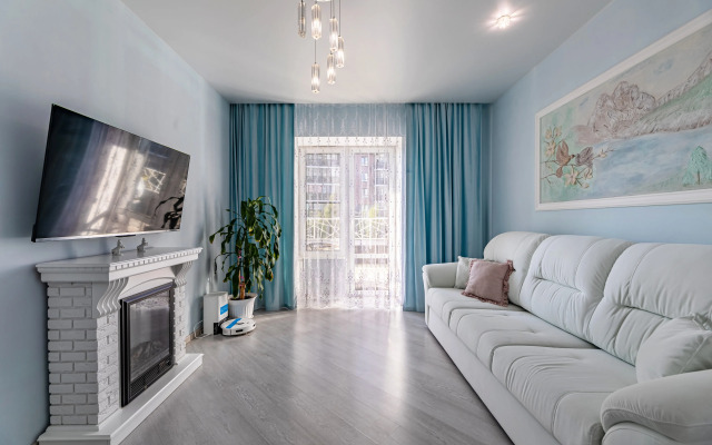 Квартира с Камином и Террасой