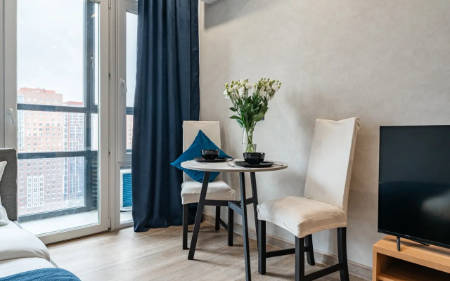 Studiya Na 23 Etazhe S Vidom Na Moskvu Apartments