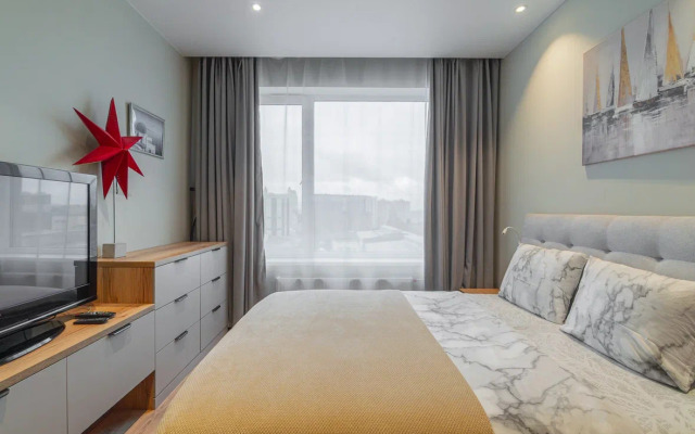 Апартаменты Уютная студия у метро Ладожская