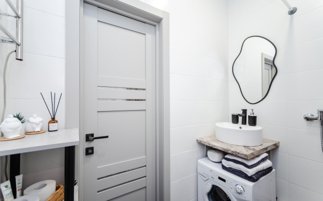 Апартаменты Новая Cтудия в Cтиле Минимализм рядом с Ботаническим Садом