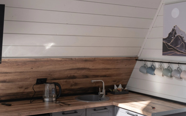 Частный дом A-Frame в лесу в 6 км от Мурманска