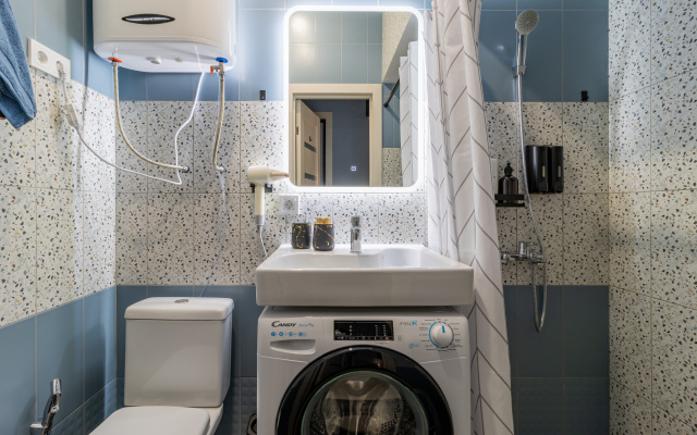 Квартира Студия с европейским характером и ярким интерьером