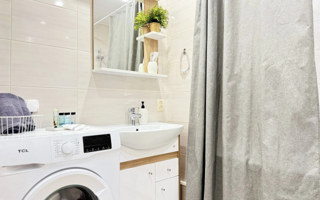 Квартира Уютная Однокомнатная рядом с центром и аквапарком ЛетоЛето в мкр Европейский