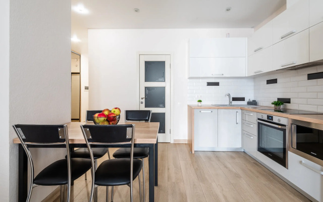 Квартира на сутки Маяк Минск Метро 5 мин Wi-Fi Кондиционер Кухня объединена с жилой зоной Отдельная спальня Отчётные документы