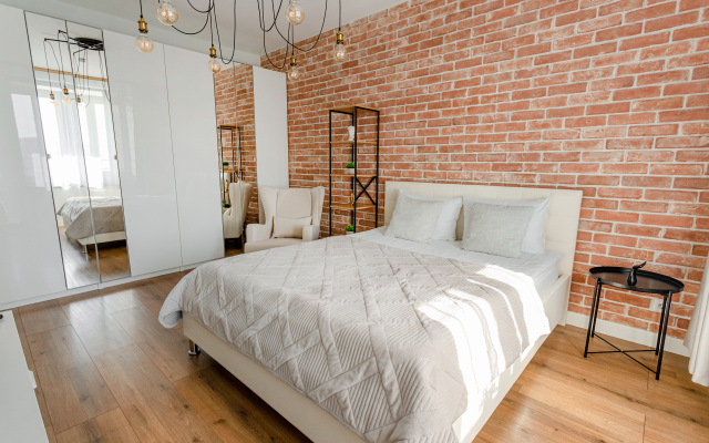 Апартаменты Lalapart Loft Style с лоджией и отдельной кухней в ЖК Савеловский Сити