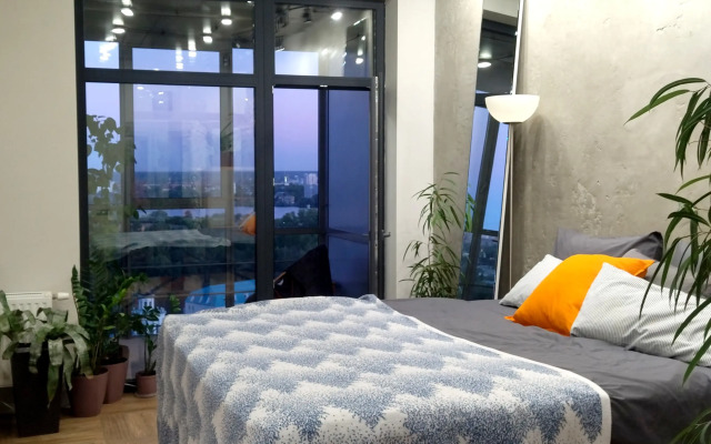 Vidovaya Loft Studiya ZhK Mankhetten Flat