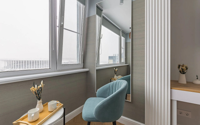 Апартаменты с Панорамным Видом на Волгу на Волжской набережной 26 Сова-Дом