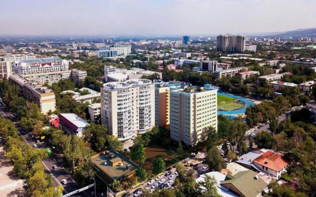 Studiya Kөktem s shikarnym vidom na gorod Apartments